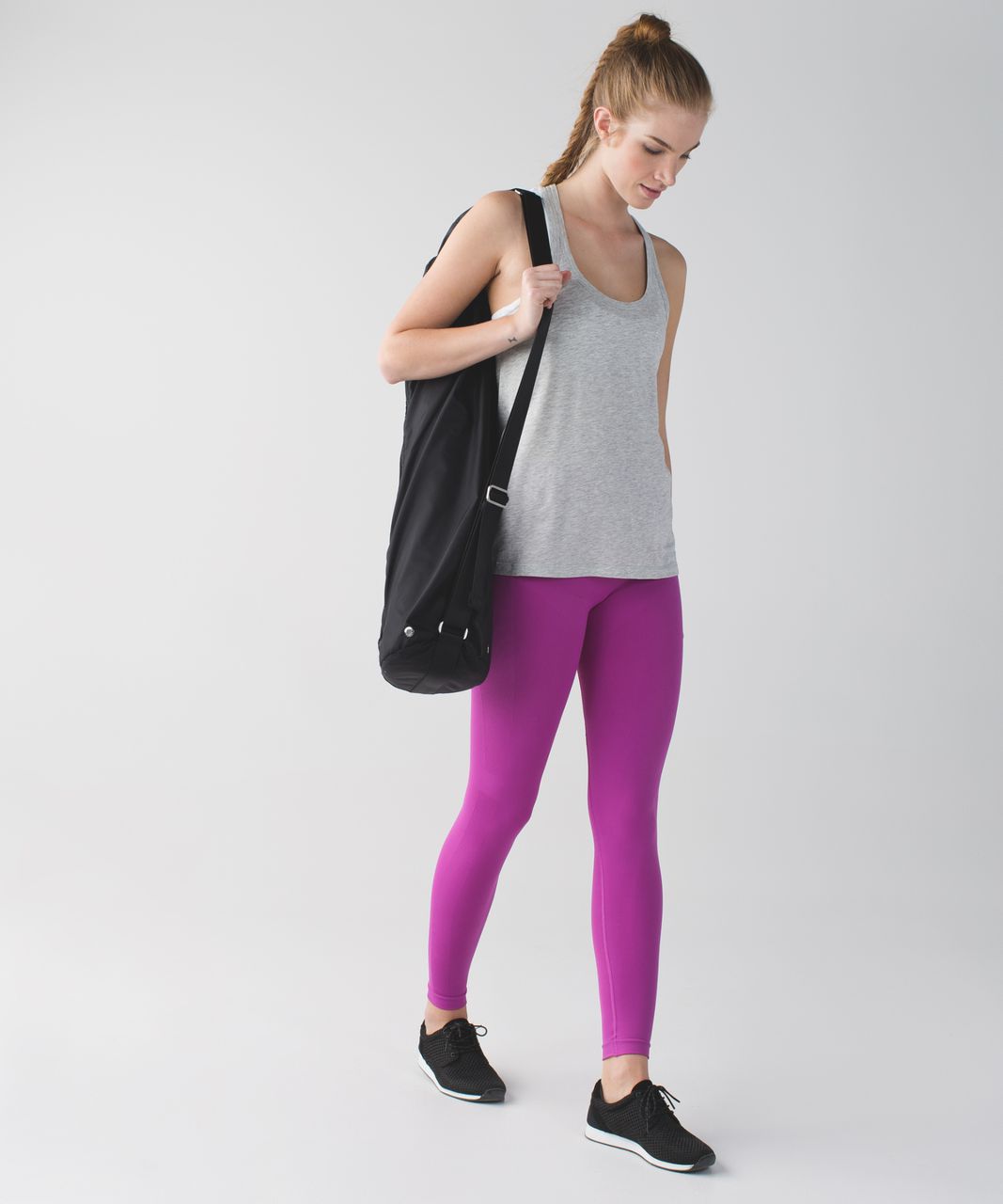 New Lululemon Zone In Ultraviolet Purple Seamless Yoga Leggings