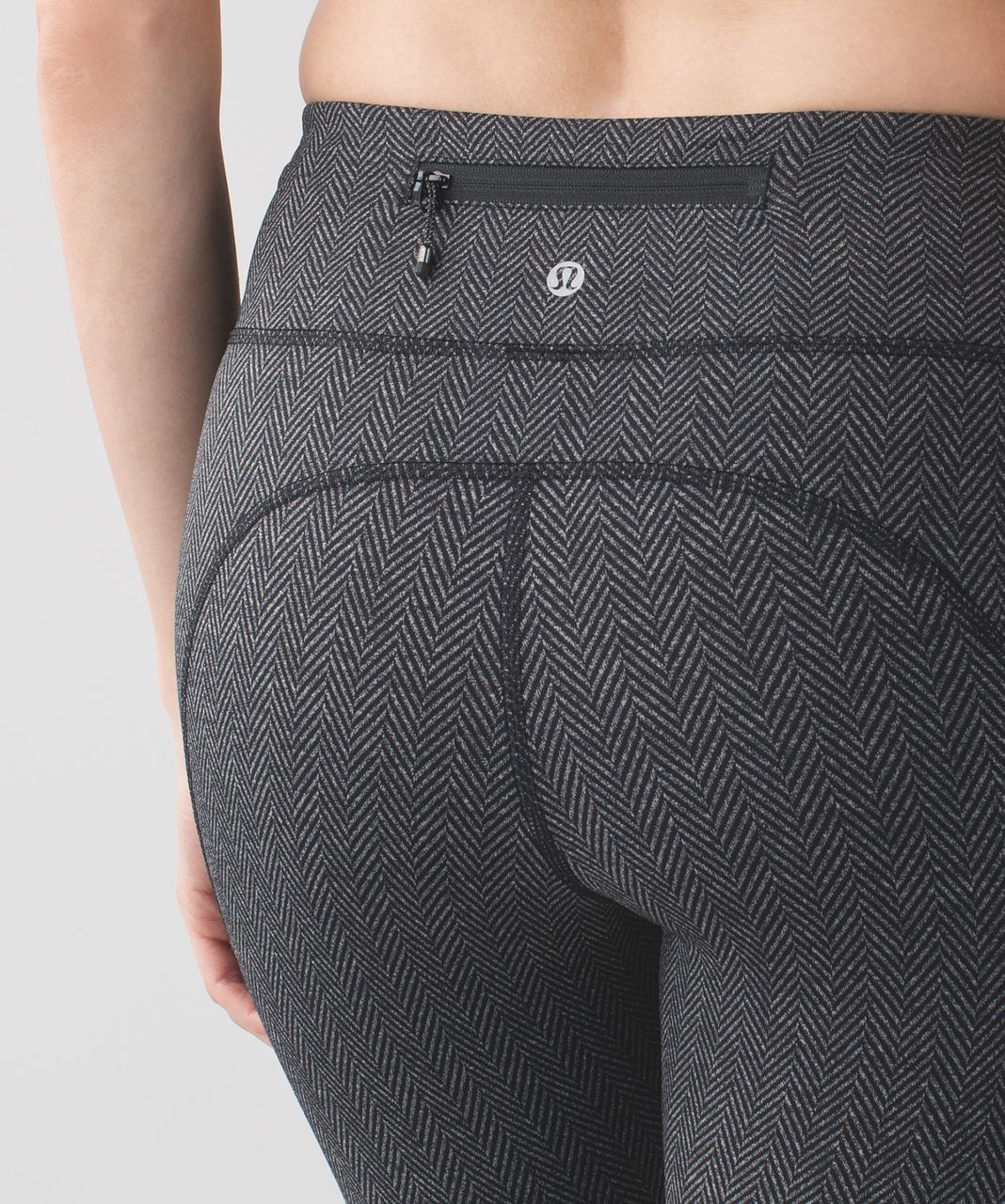 Lululemon Speed Tight IV - Giant Herringbone Black Heathered Black - lulu  fanatics