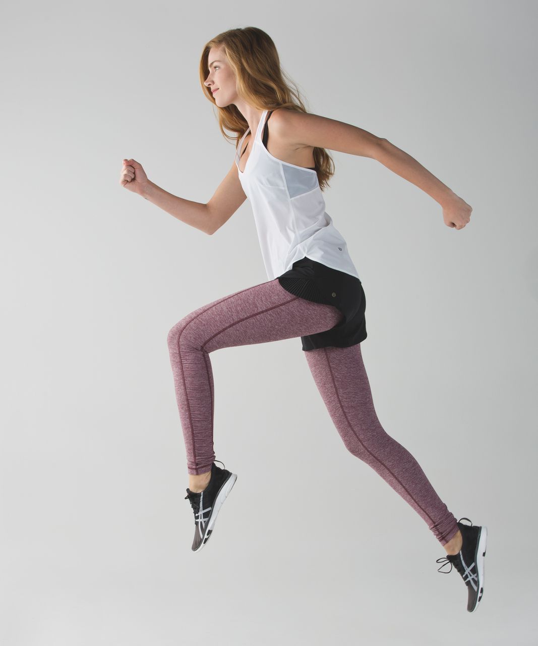 Lululemon Turn Around Tight - Heathered Bordeaux Drama - lulu fanatics