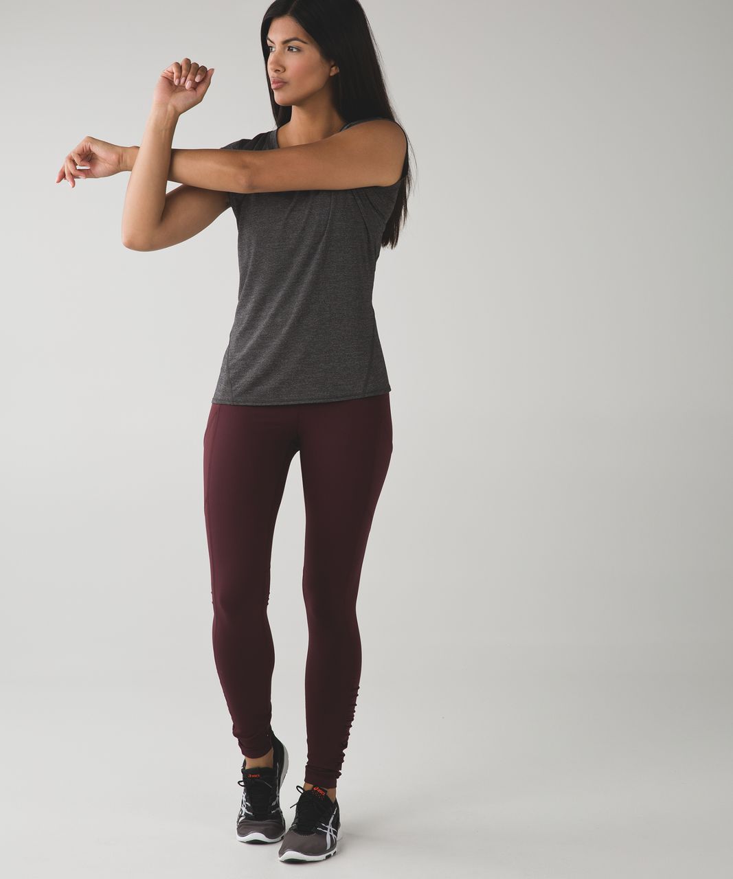 Lululemon Speed Tight IV *Brushed - Bordeaux Drama / Mountain Peaks Bon Bon Bordeaux Drama