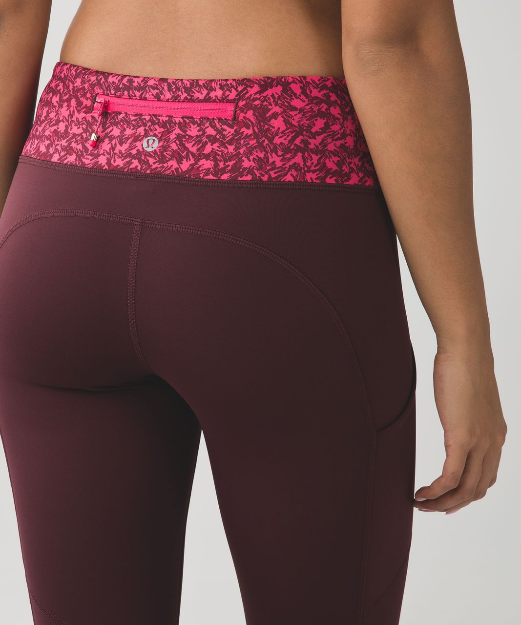 Lululemon Speed Tight IV *Brushed - Bordeaux Drama / Mountain Peaks Bon Bon Bordeaux Drama