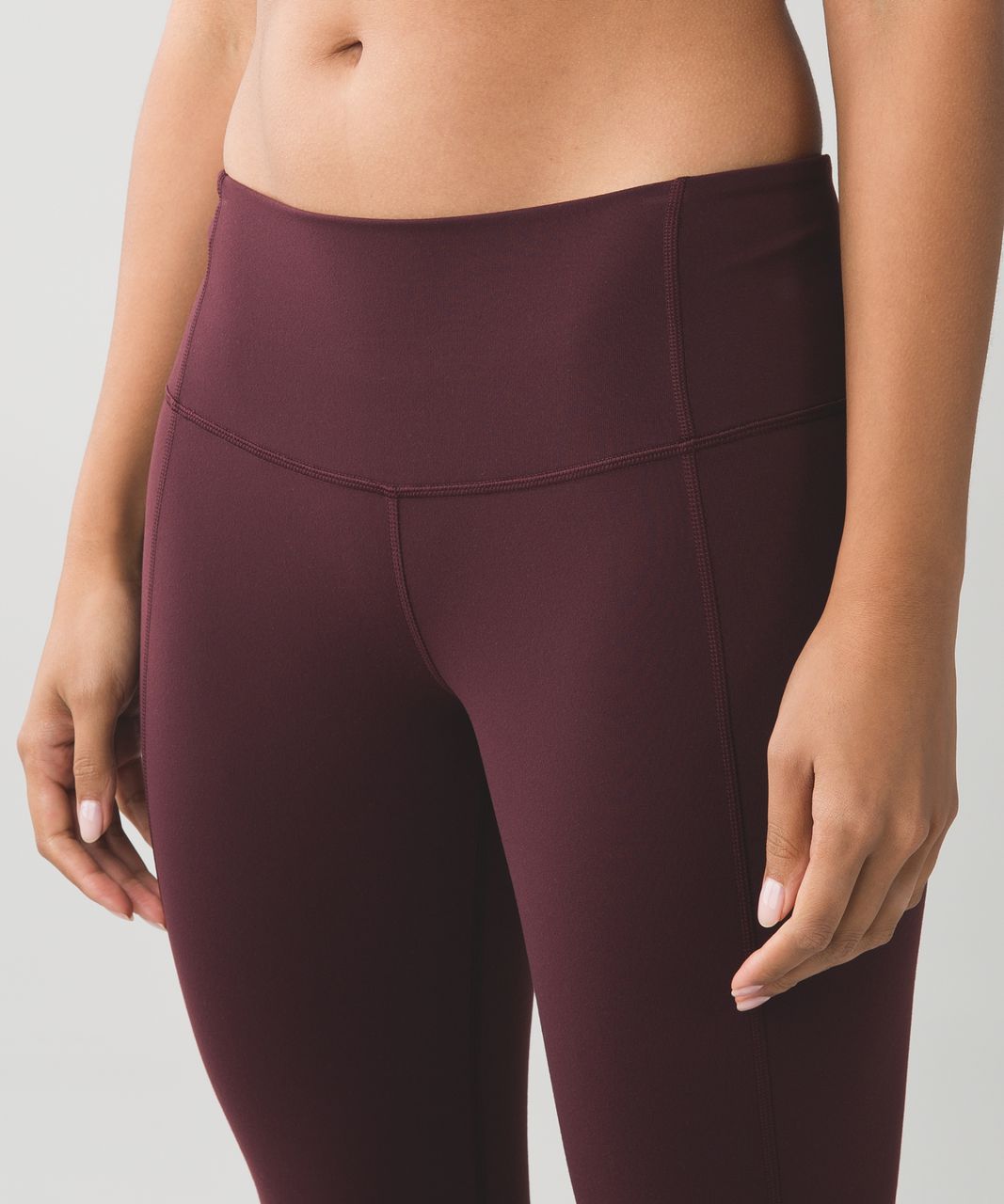 Lululemon Gather & Crow Crop II - Bordeaux Drama - lulu fanatics