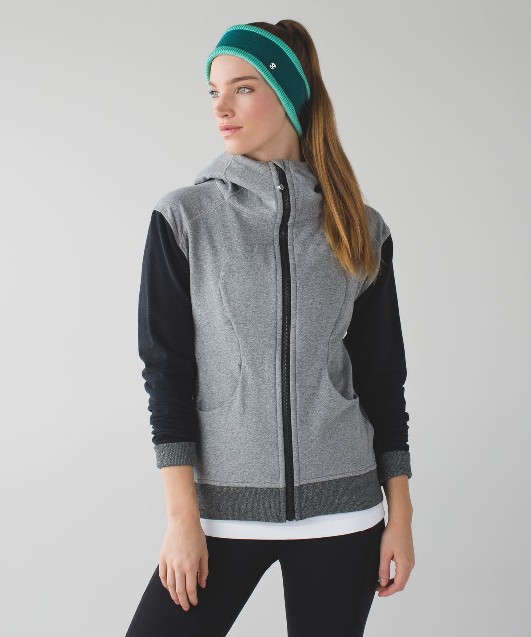 Lululemon On The Go Ear Warmer - Heathered Forage Teal / Menthol