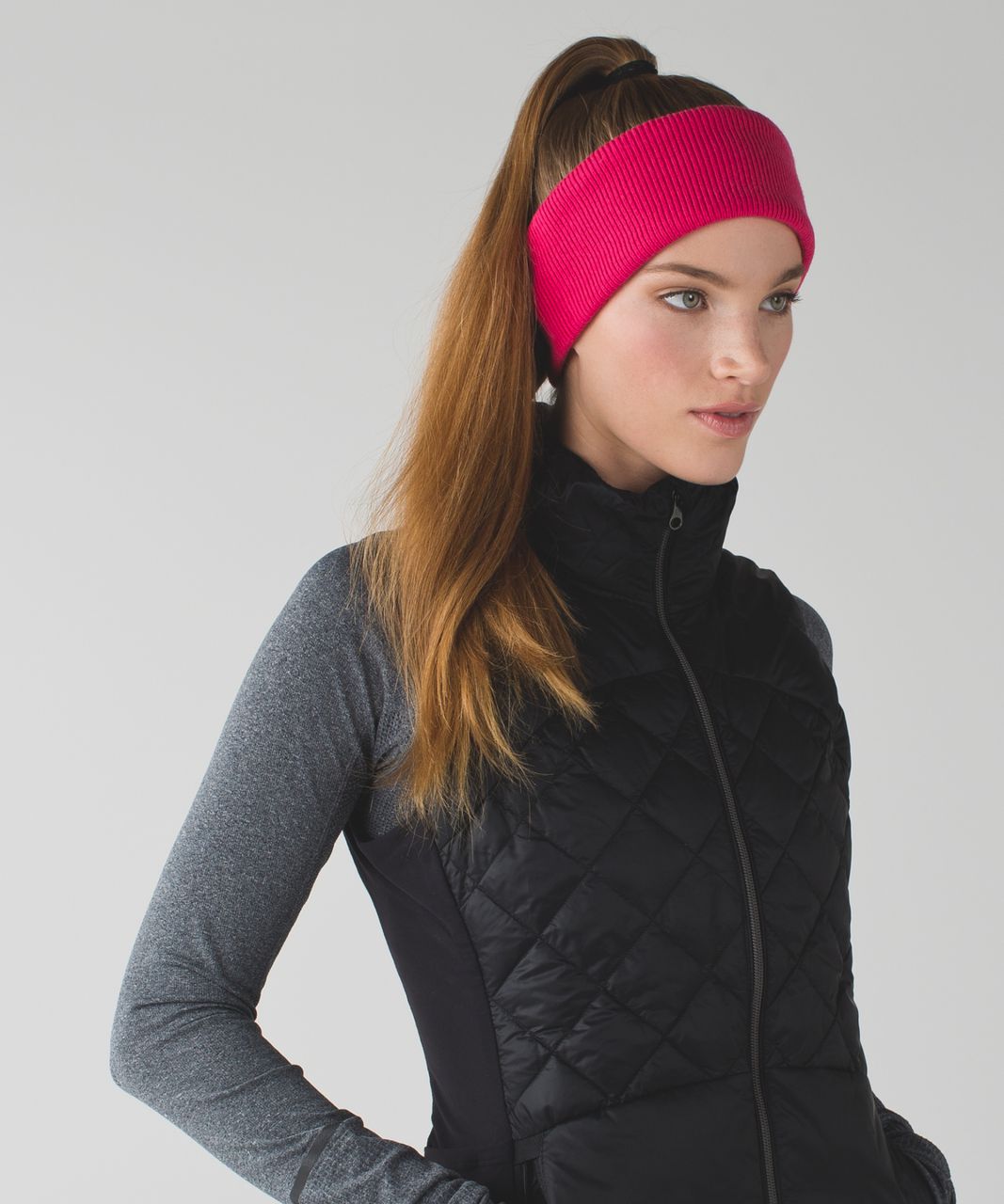 Lululemon On The Go Ear Warmer - Butter Pink / Bordeaux Drama / Wine Berry