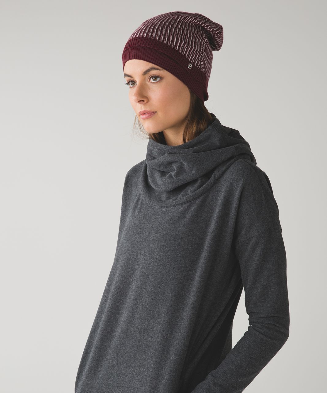 Lululemon On The Go Toque - Butter Pink / Bordeaux Drama / Wine Berry