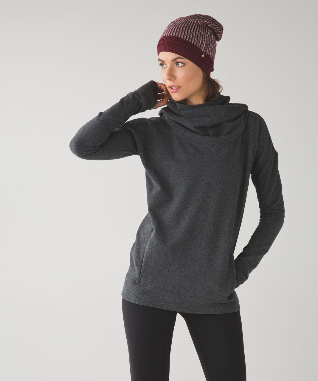 Lululemon On The Go Toque - Butter Pink / Bordeaux Drama / Wine Berry