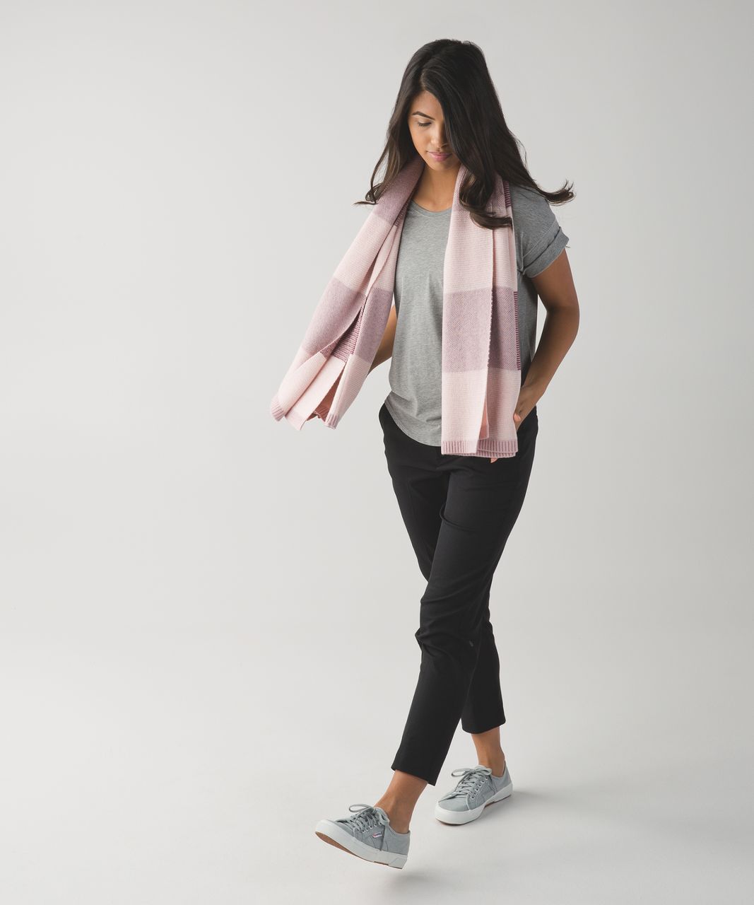 Lululemon Bundle Up Scarf - Mink Berry / Wine Berry / Butter Pink