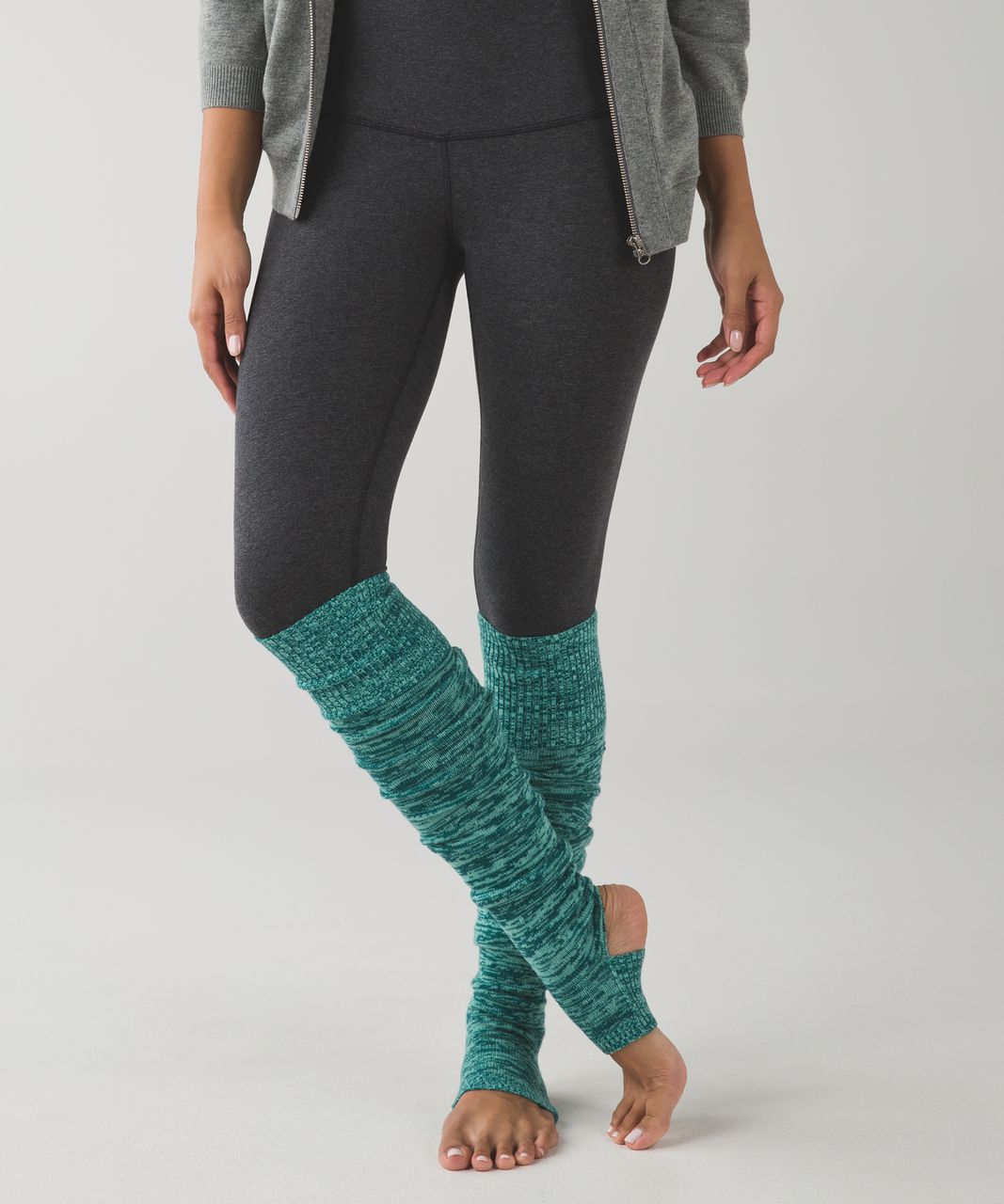 Lululemon Evolution Leg Warmers - Menthol / Heathered Forage Teal