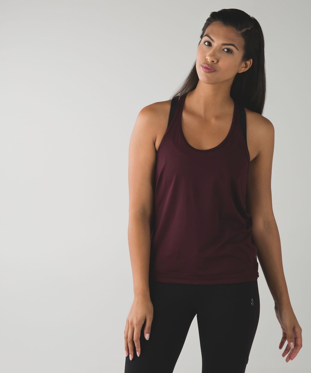 Lululemon Drop It Like It's Hot Tank - Bordeaux Drama