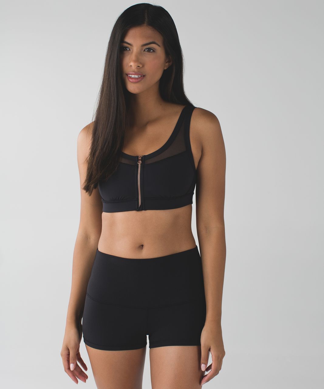 Lululemon Drop It Like It's Hot Bra - Dramatic Static White Black / Black -  lulu fanatics