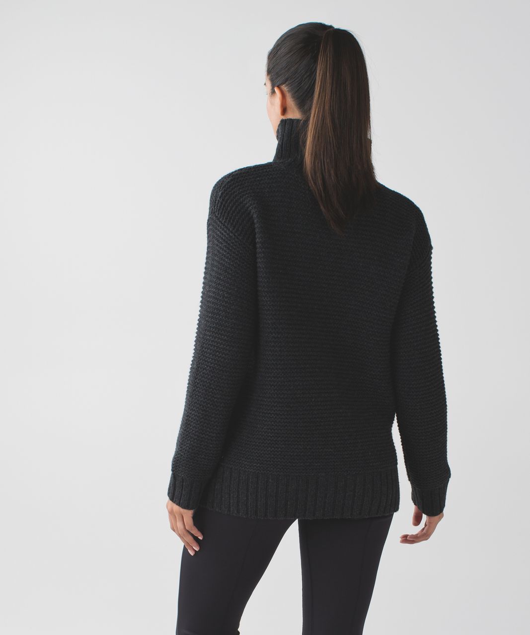 Lululemon Karma Kurmasana Sweater - Heathered Black