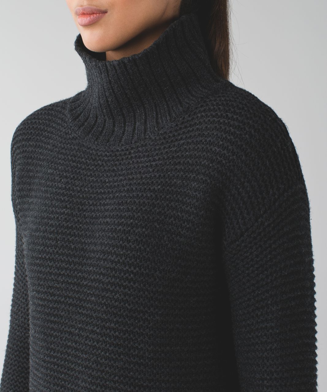 Lululemon Karma Kurmasana Sweater - Heathered Black