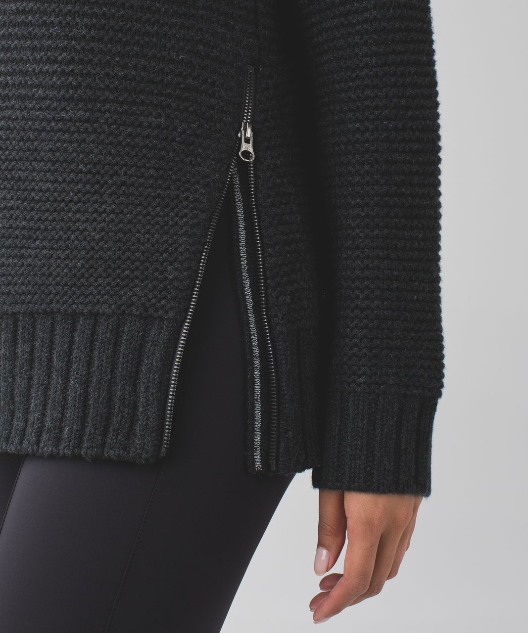 Lululemon Karma Kurmasana Sweater - Heathered Black