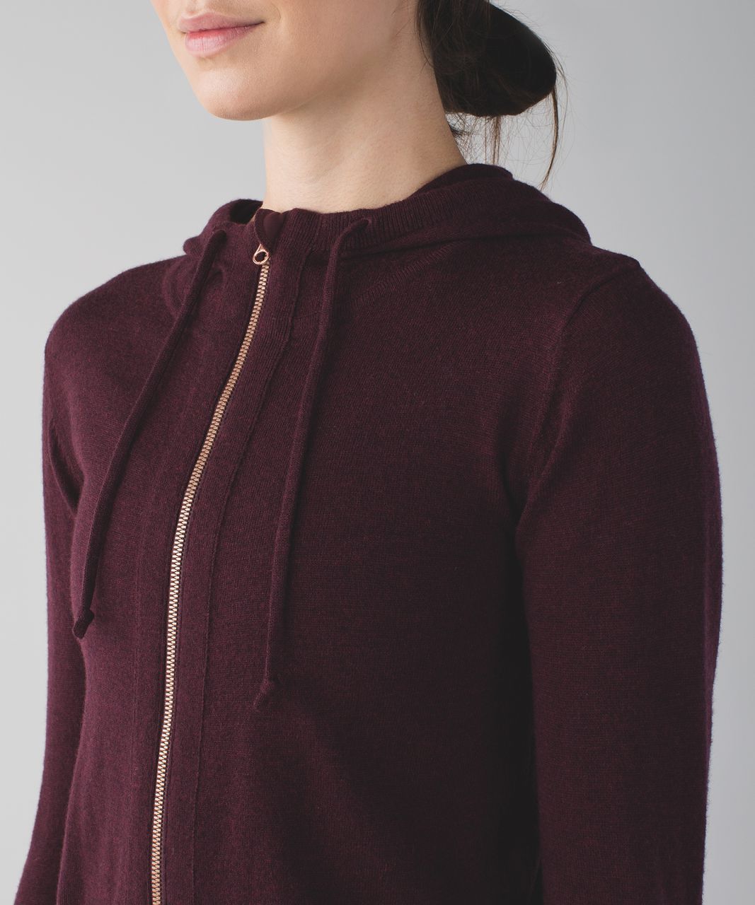 Lululemon Find Your Mantra Hoodie - Heathered Bordeaux Drama / Silver / Bordeaux Drama