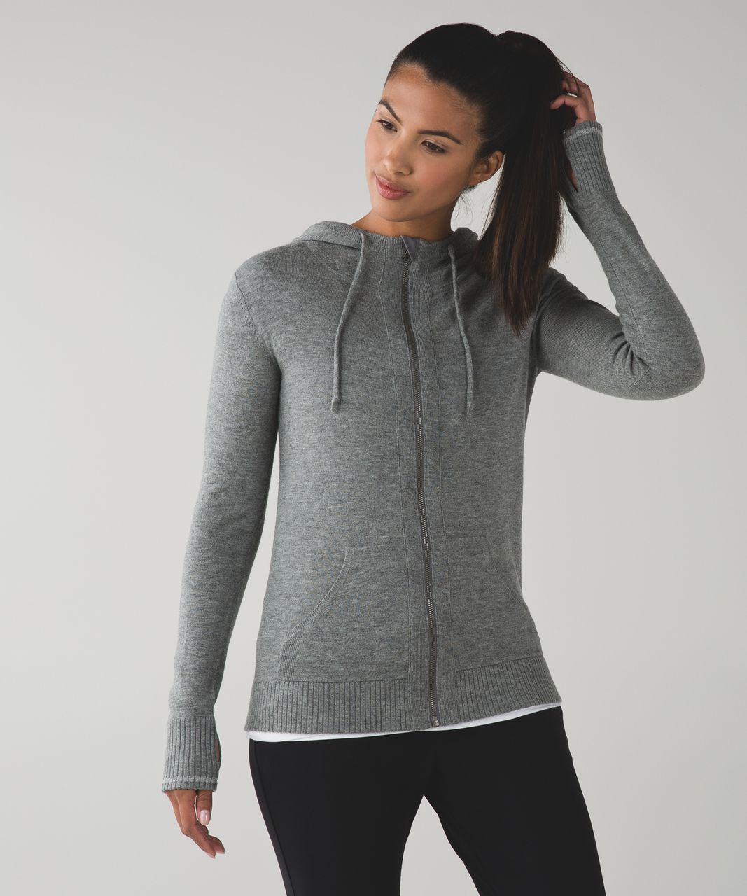 Lululemon Find Your Mantra Hoodie - Heathered Medium Grey / Silver / Slate