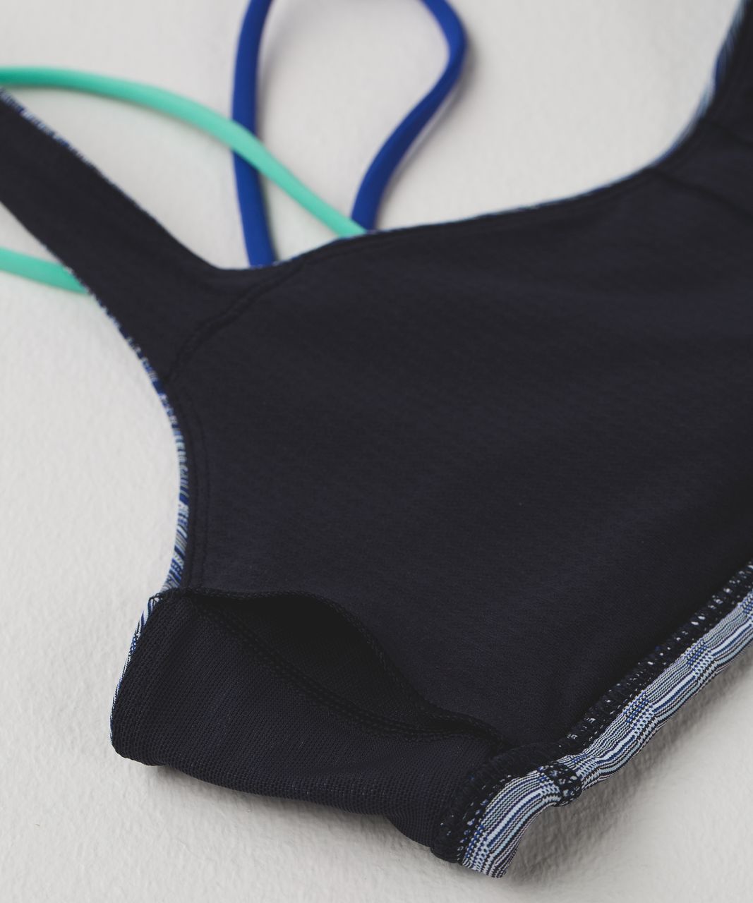 Lululemon Free To Be Bra - Space Dye Twist Sapphire Blue Multi / Sapphire Blue / Menthol