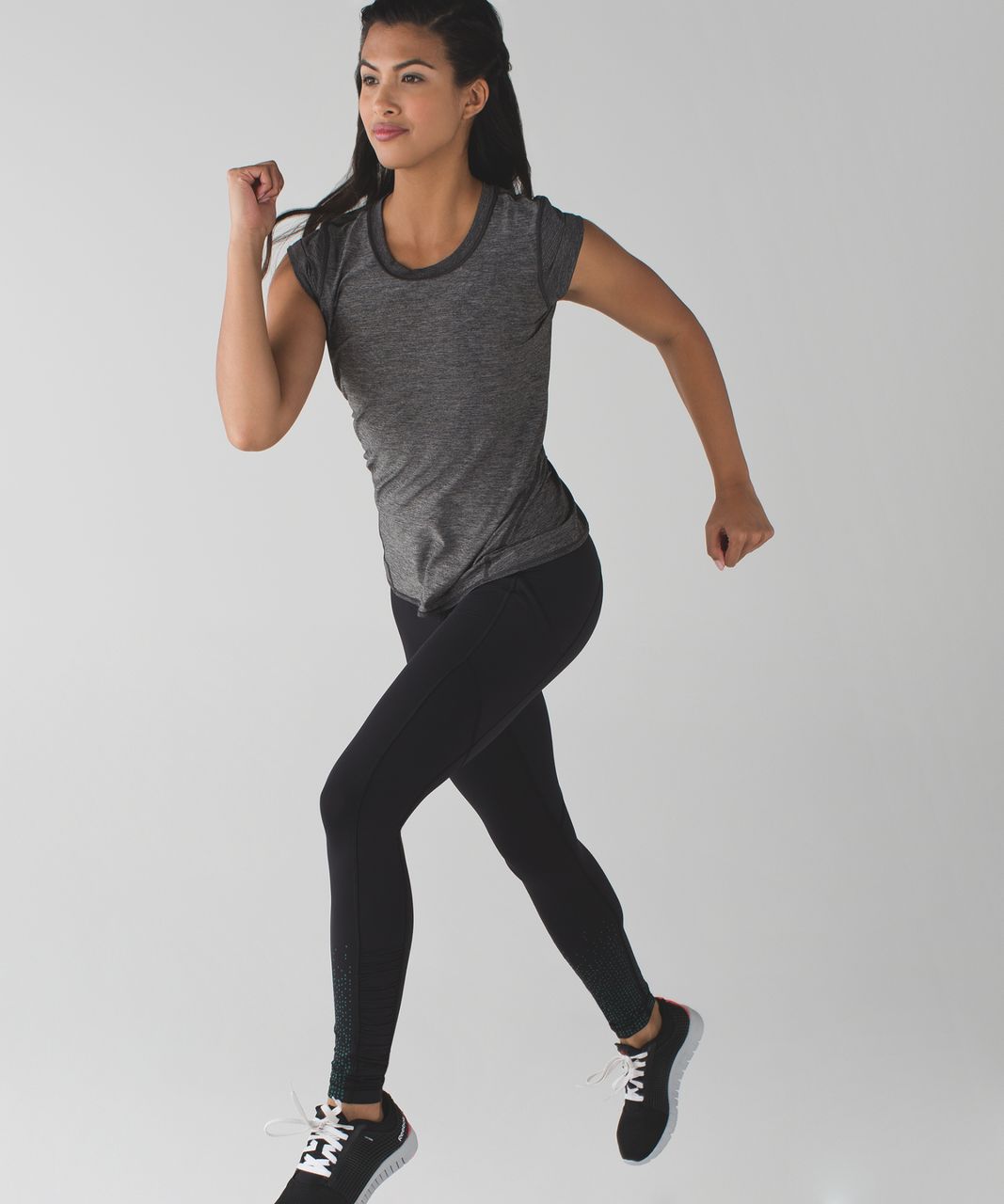 Lululemon Speed Tight IV *Lights Out - Black / Forage Teal