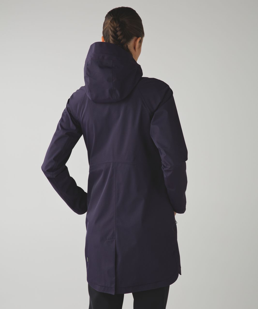 Lululemon Definitely Raining Jacket - Black Grape