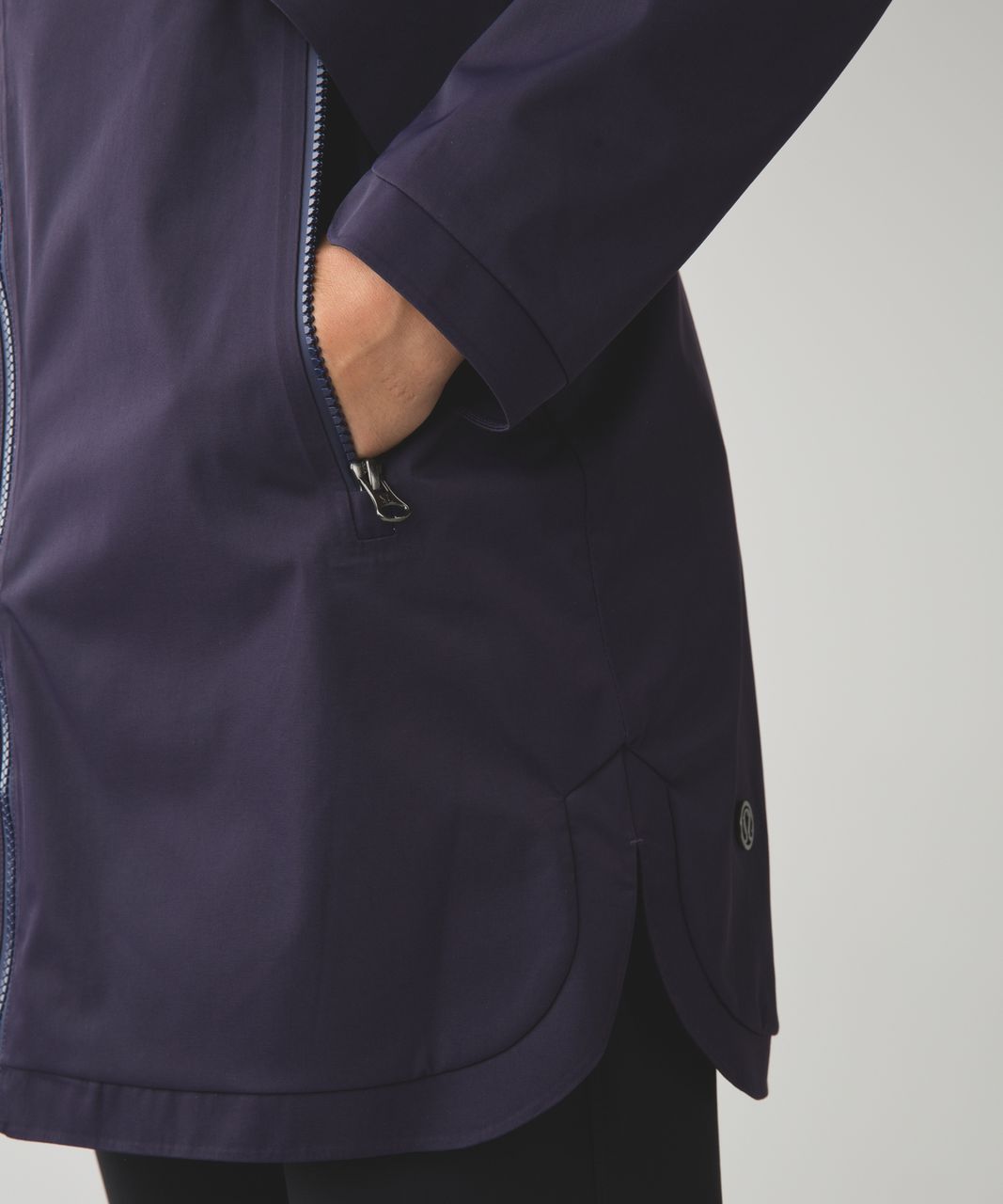 Lululemon Definitely Raining Jacket - Black Grape