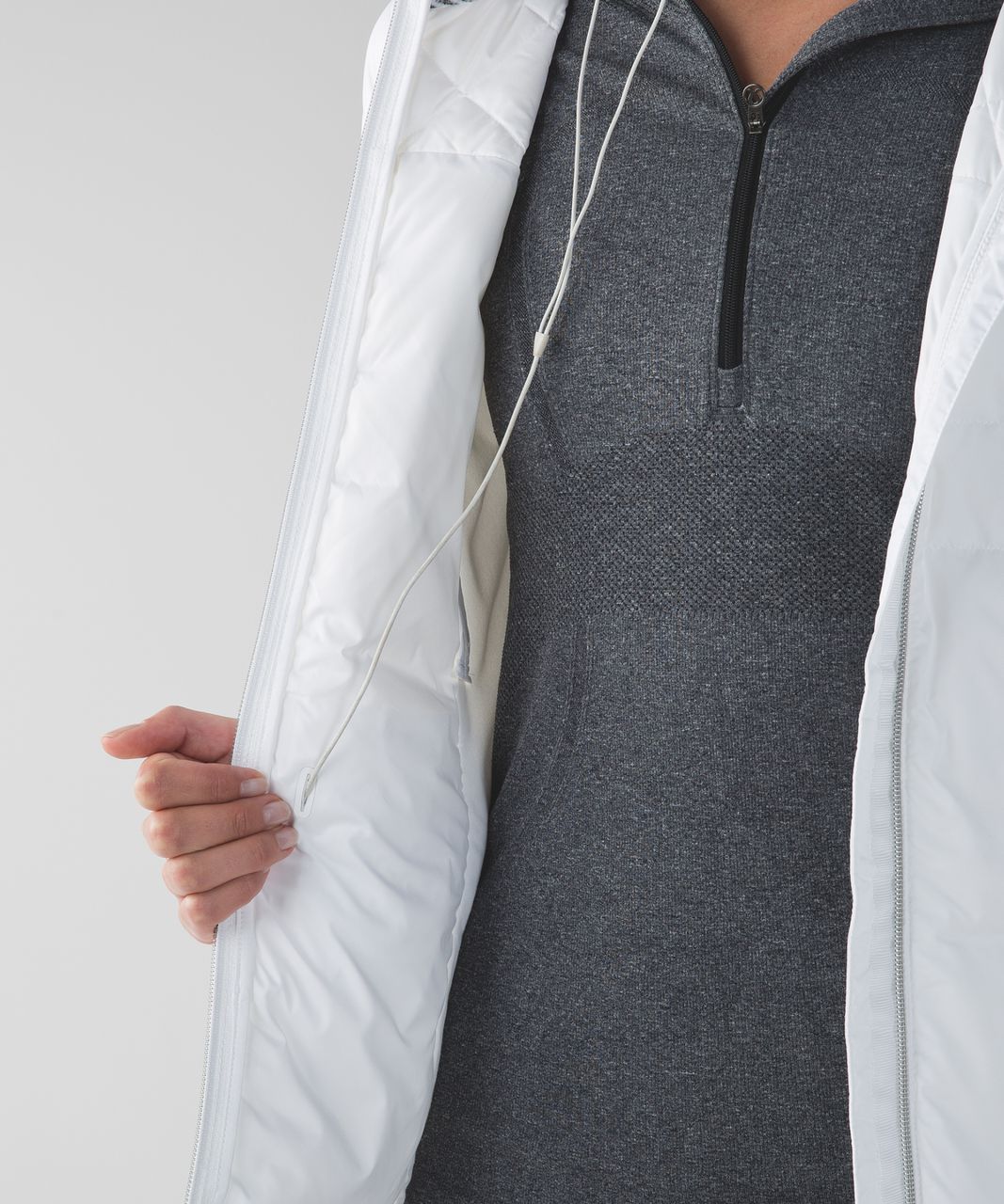 Lululemon Down For A Run Jacket - White