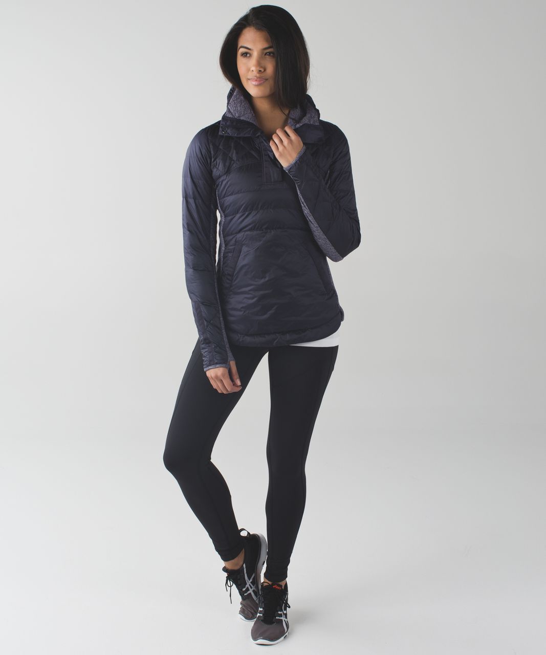 Lululemon Down For A Run Pullover - Black Grape