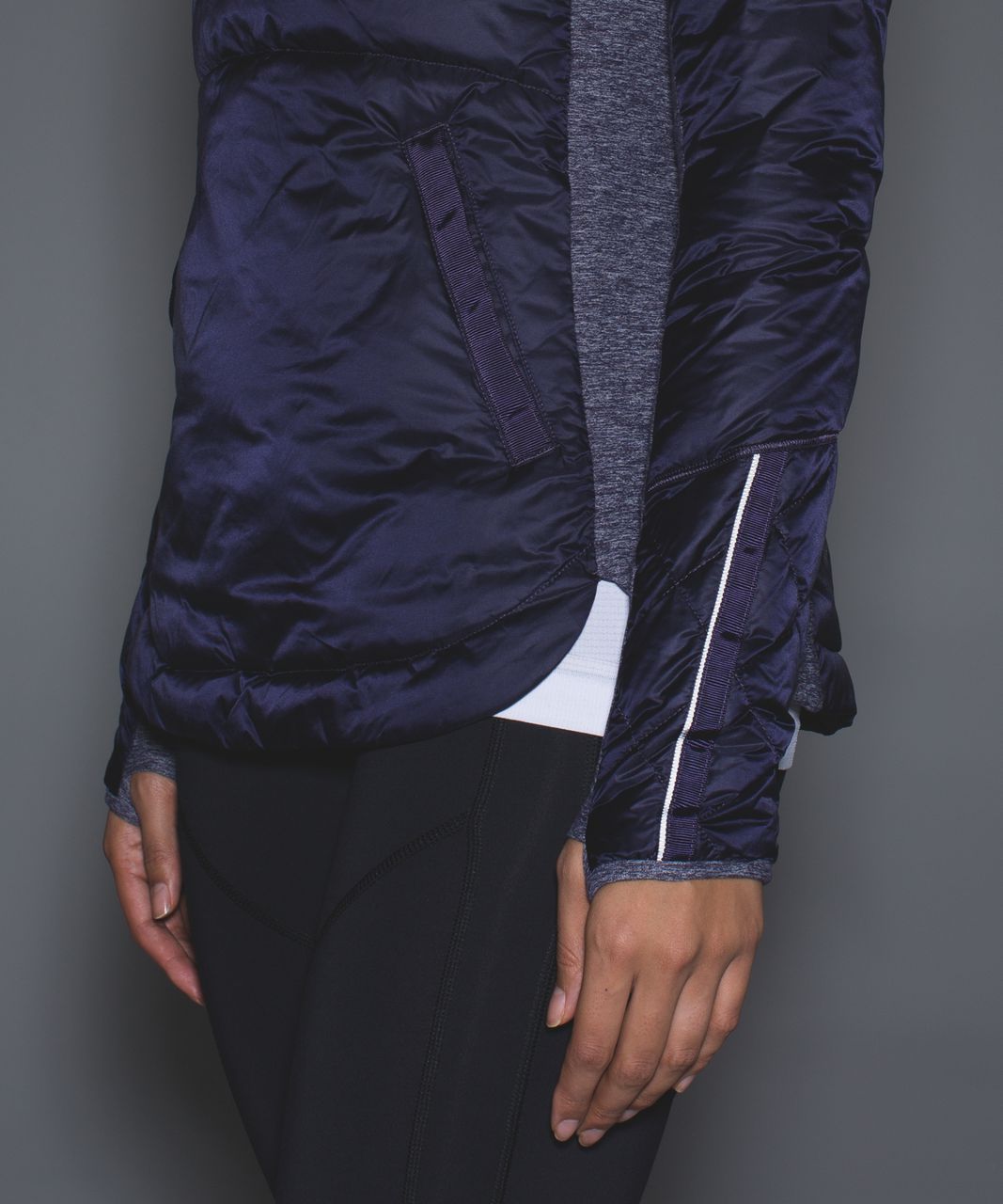 Lululemon Down For A Run Pullover - Black Grape