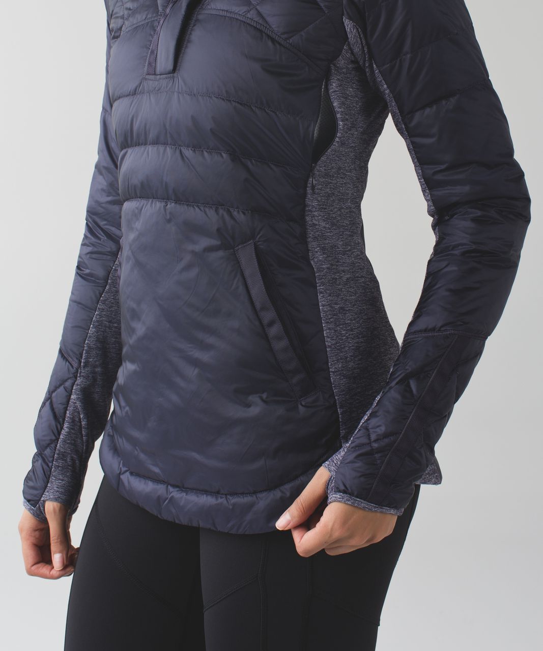 Lululemon Down For A Run Pullover - Black Grape