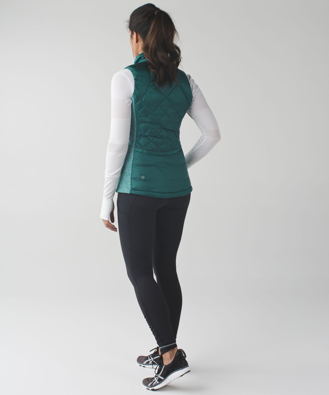 Lululemon Down For A Run Vest - Forage Teal