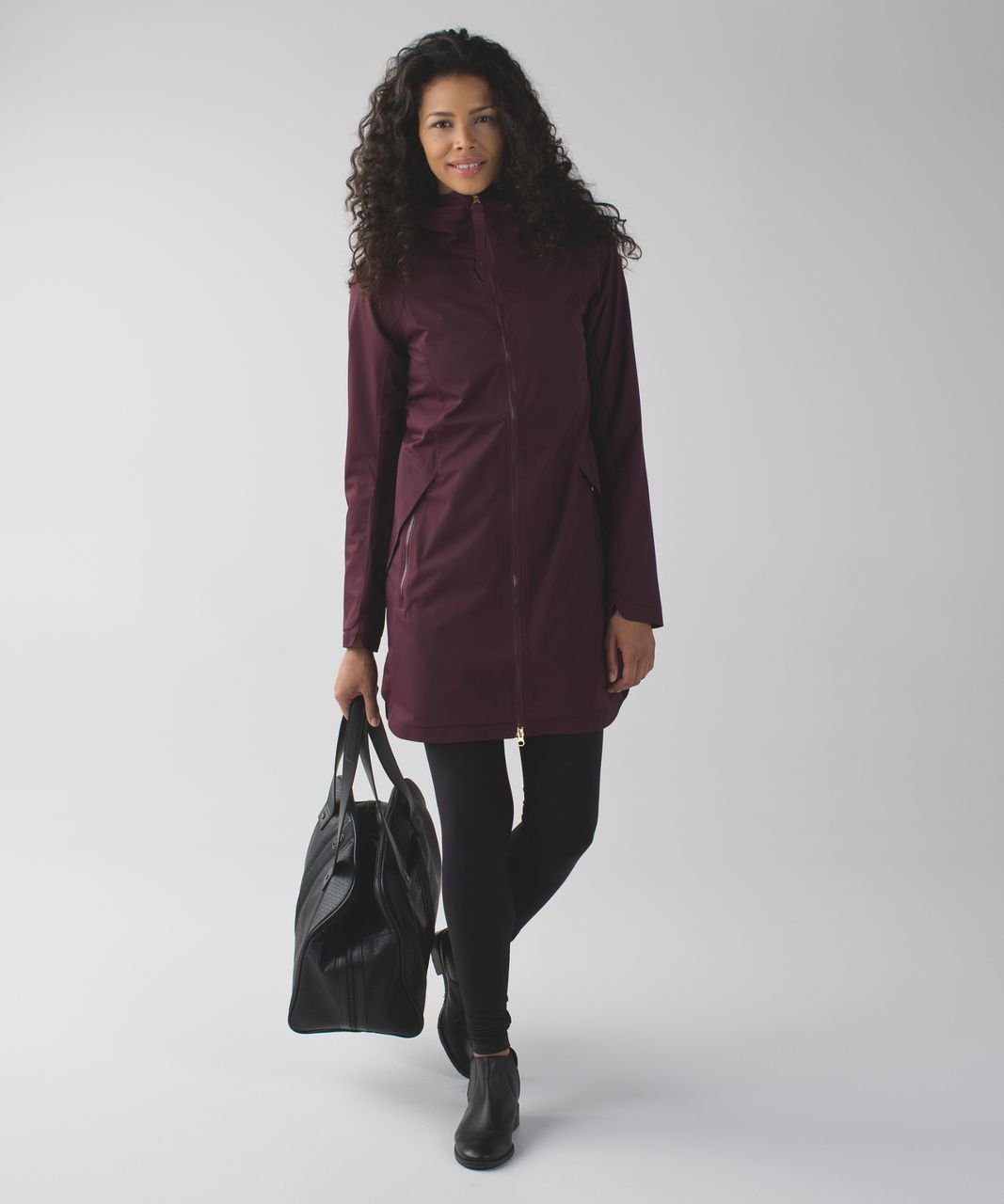 Lululemon Definitely Raining Jacket - Bordeaux Drama