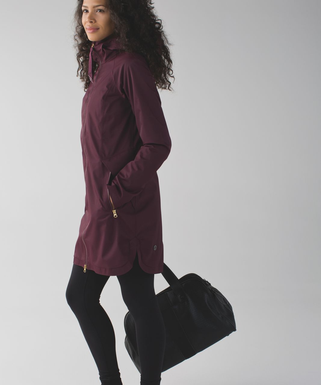 Lululemon Definitely Raining Jacket - Bordeaux Drama