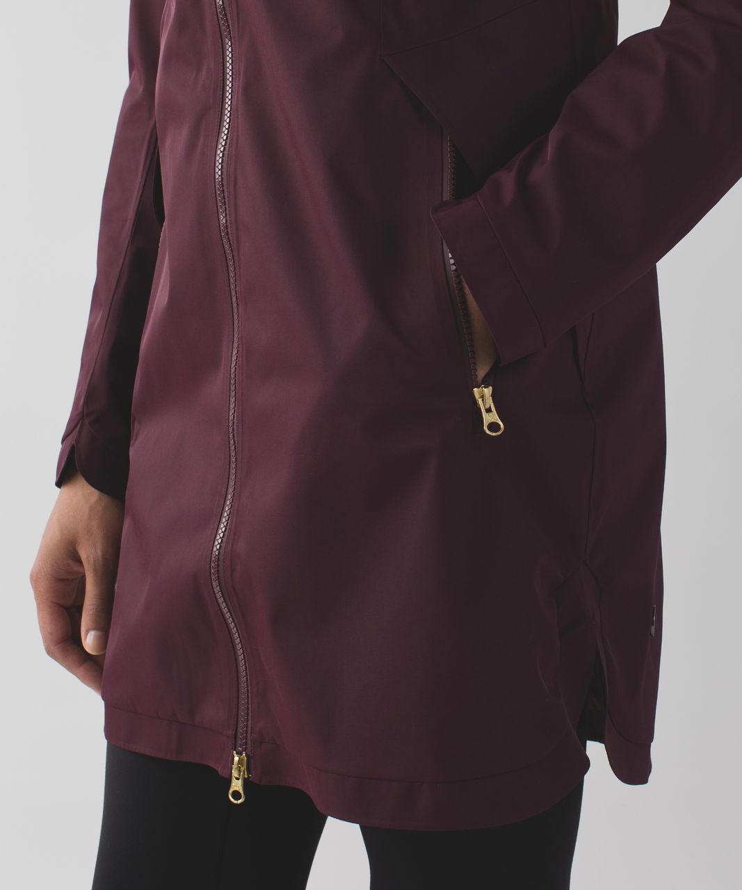 Lululemon Definitely Raining Jacket - Bordeaux Drama