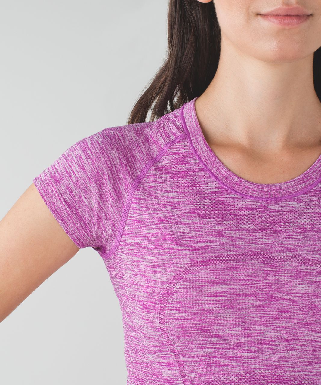 Lululemon Swiftly Tech Short Sleeve Crew - Heathered Ultra Violet