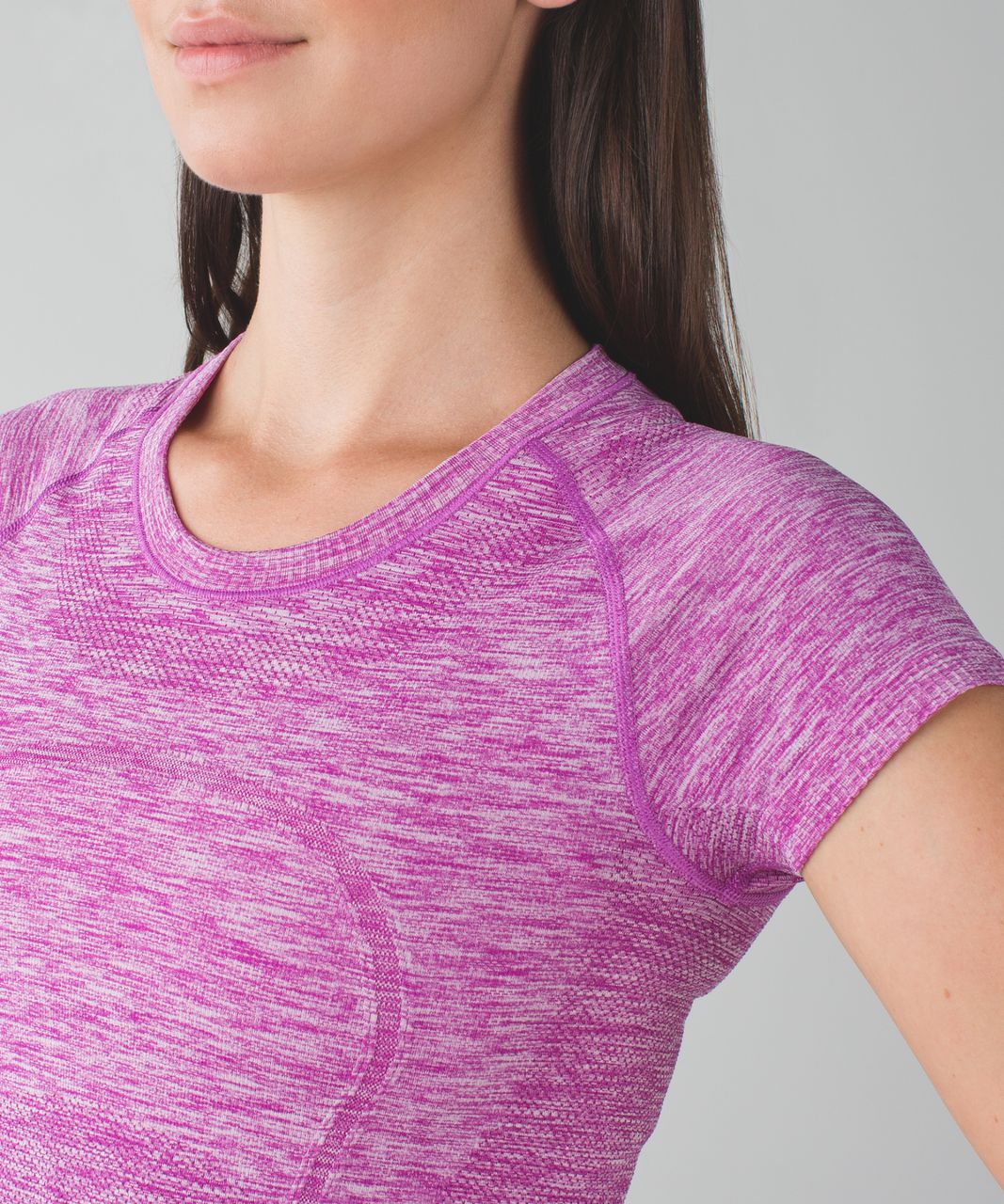 Lululemon Swiftly Tech Short Sleeve Crew - Heathered Ultra Violet