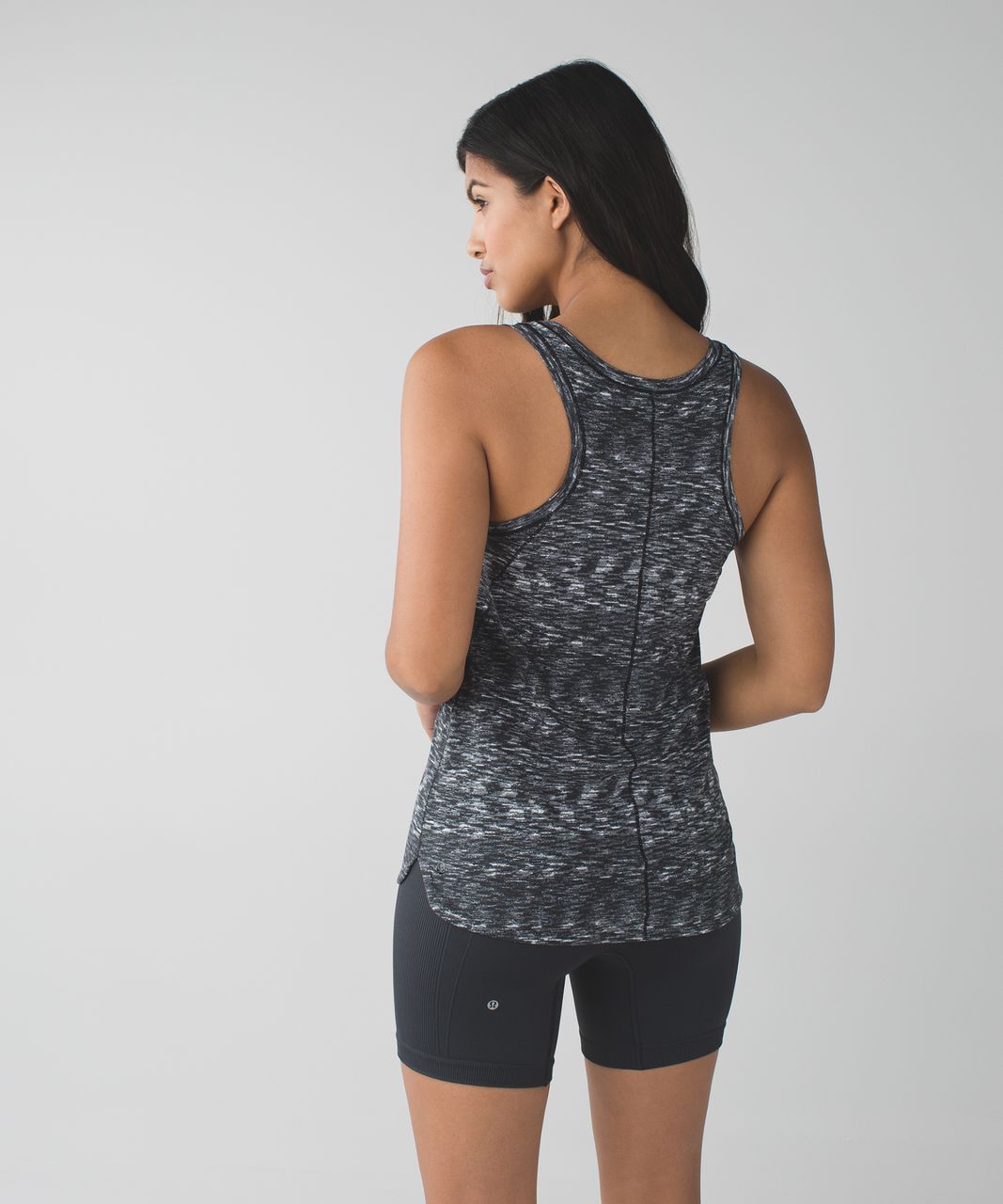 Lululemon Circadian Tank - Dramatic Static White Black