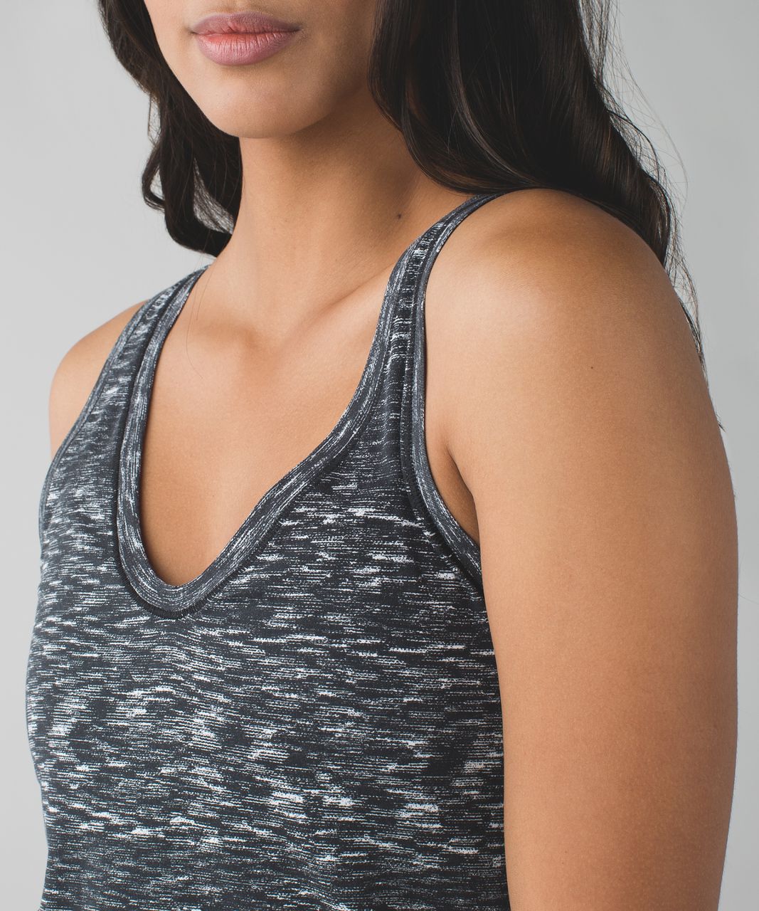 Lululemon Circadian Tank - Dramatic Static White Black