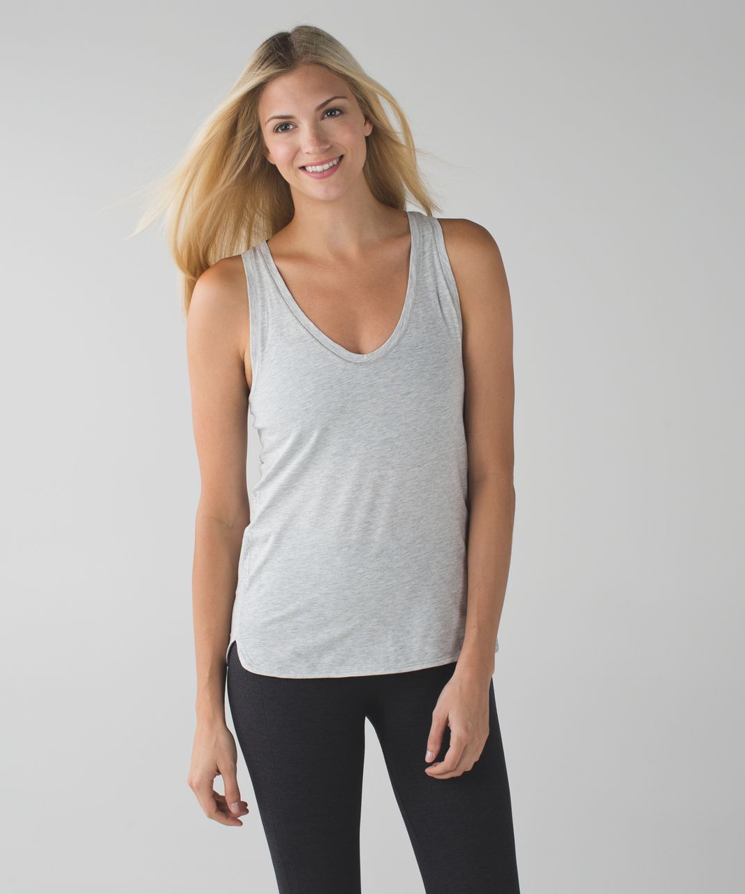 Lululemon Circadian Tank - Heathered Light Grey