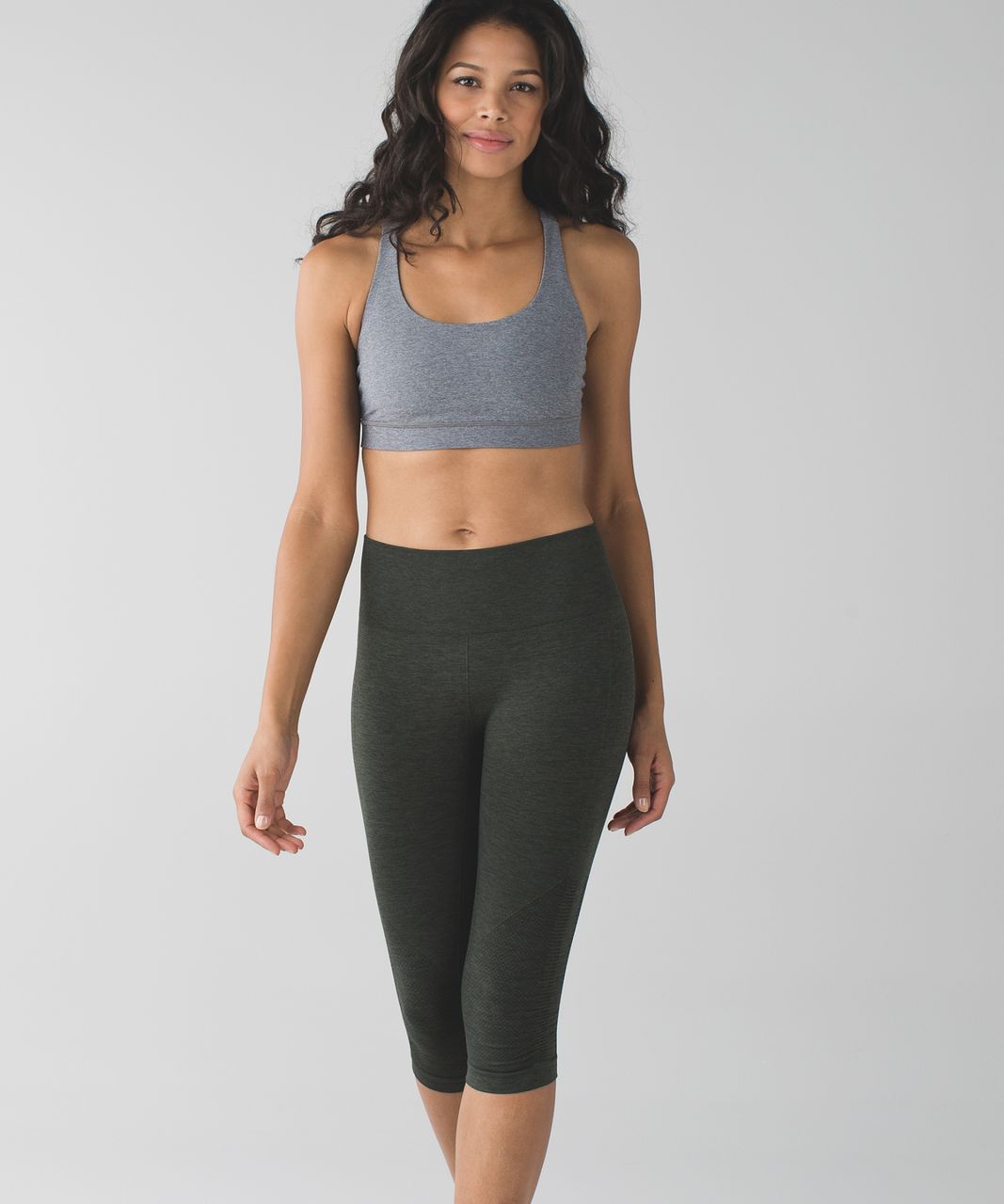 Lululemon Energy Bra - Heathered Slate - lulu fanatics