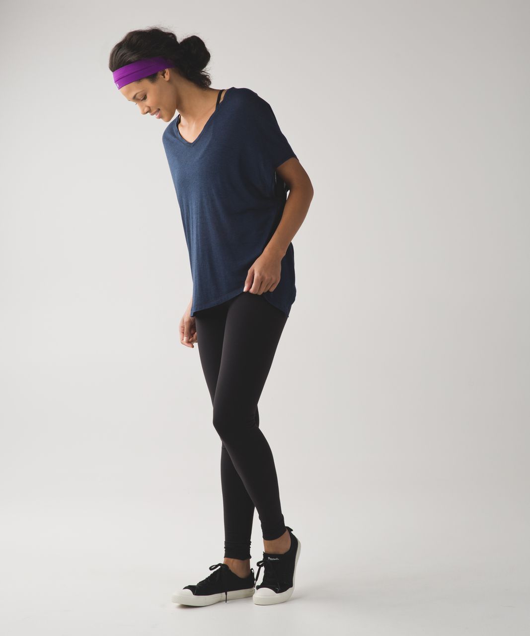 Lululemon Fly Away Tamer Headband - Tender Violet