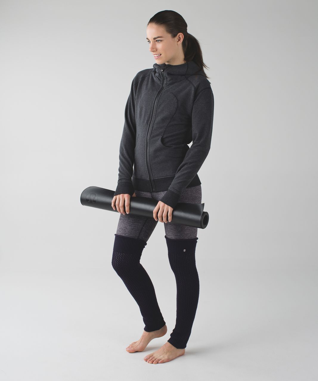 Lululemon Mandala Leg Warmer - Black - lulu fanatics