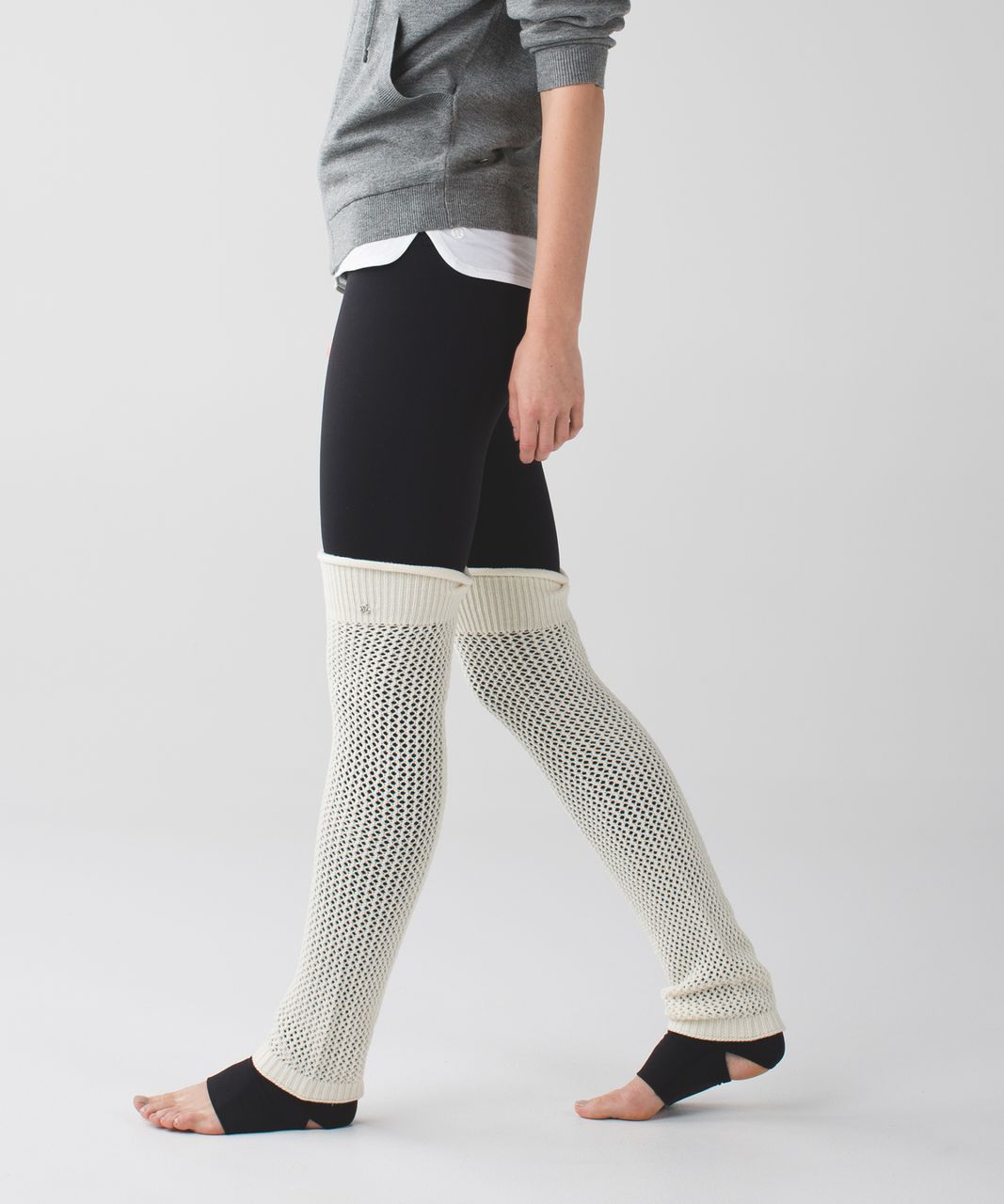 Angel Wool Leg Warmers in Gray