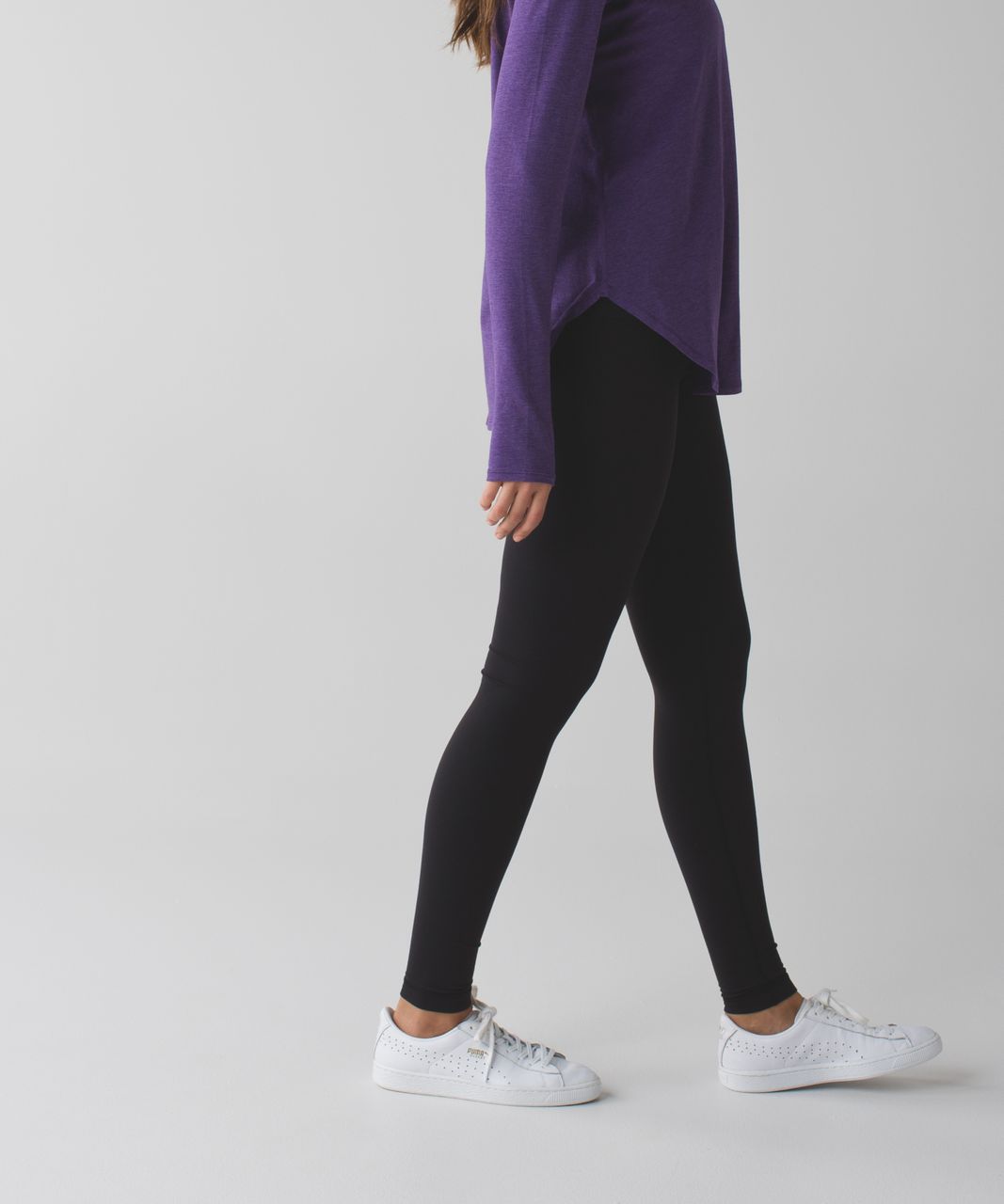 Lululemon Yogini 5 Year Long Sleeve Tee - Heathered Bold Violet