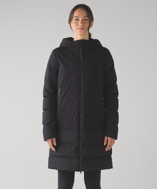 Lululemon Cold As Fluff Parka - Angel Wing / Camel / Black - lulu fanatics