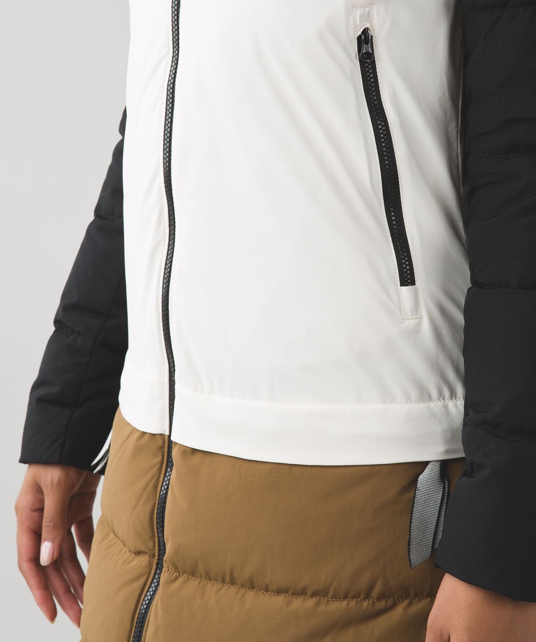 Lululemon Cold As Fluff Parka - Angel Wing / Camel / Black