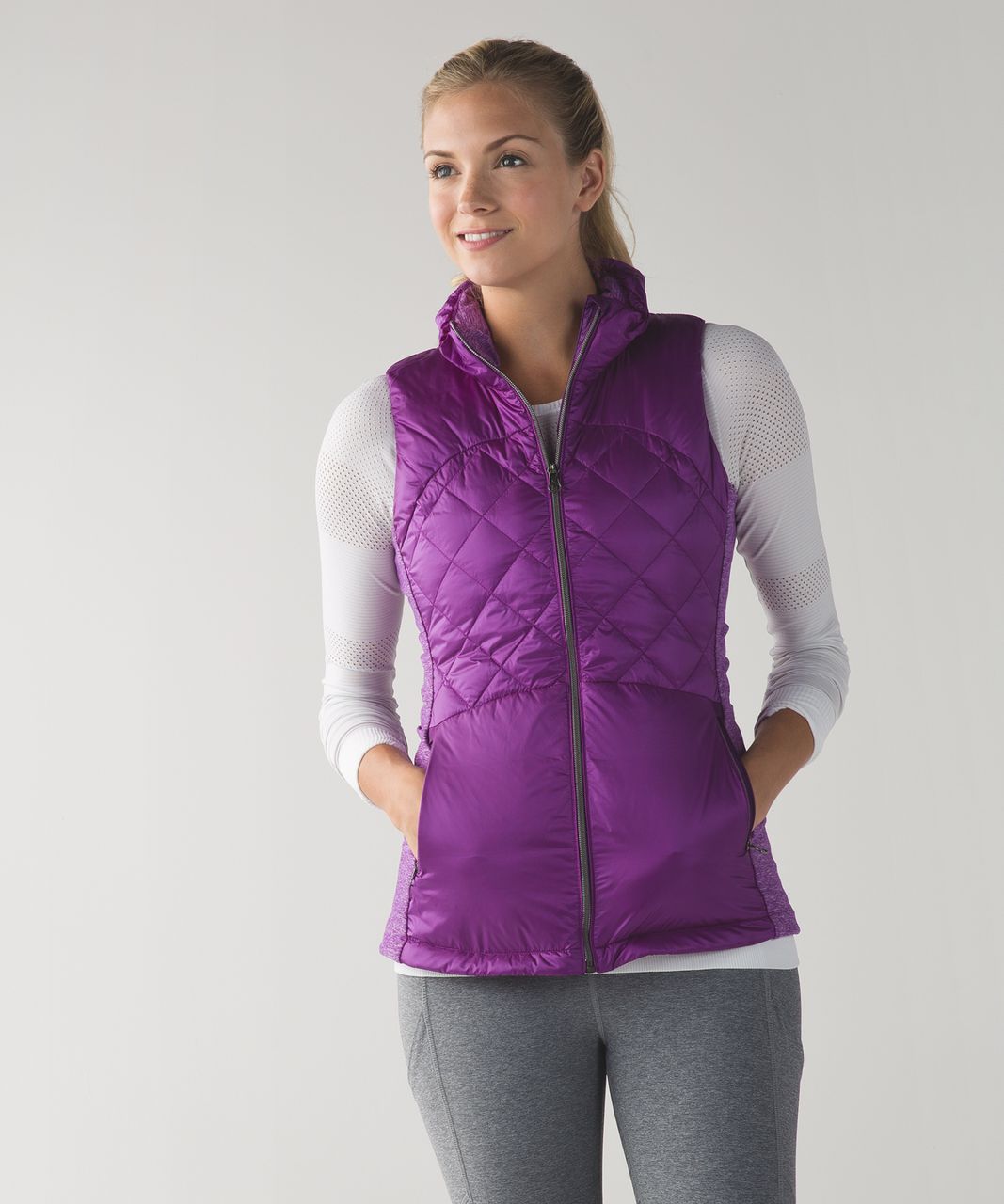 Lululemon Down For A Run Jacket - Tender Violet - lulu fanatics