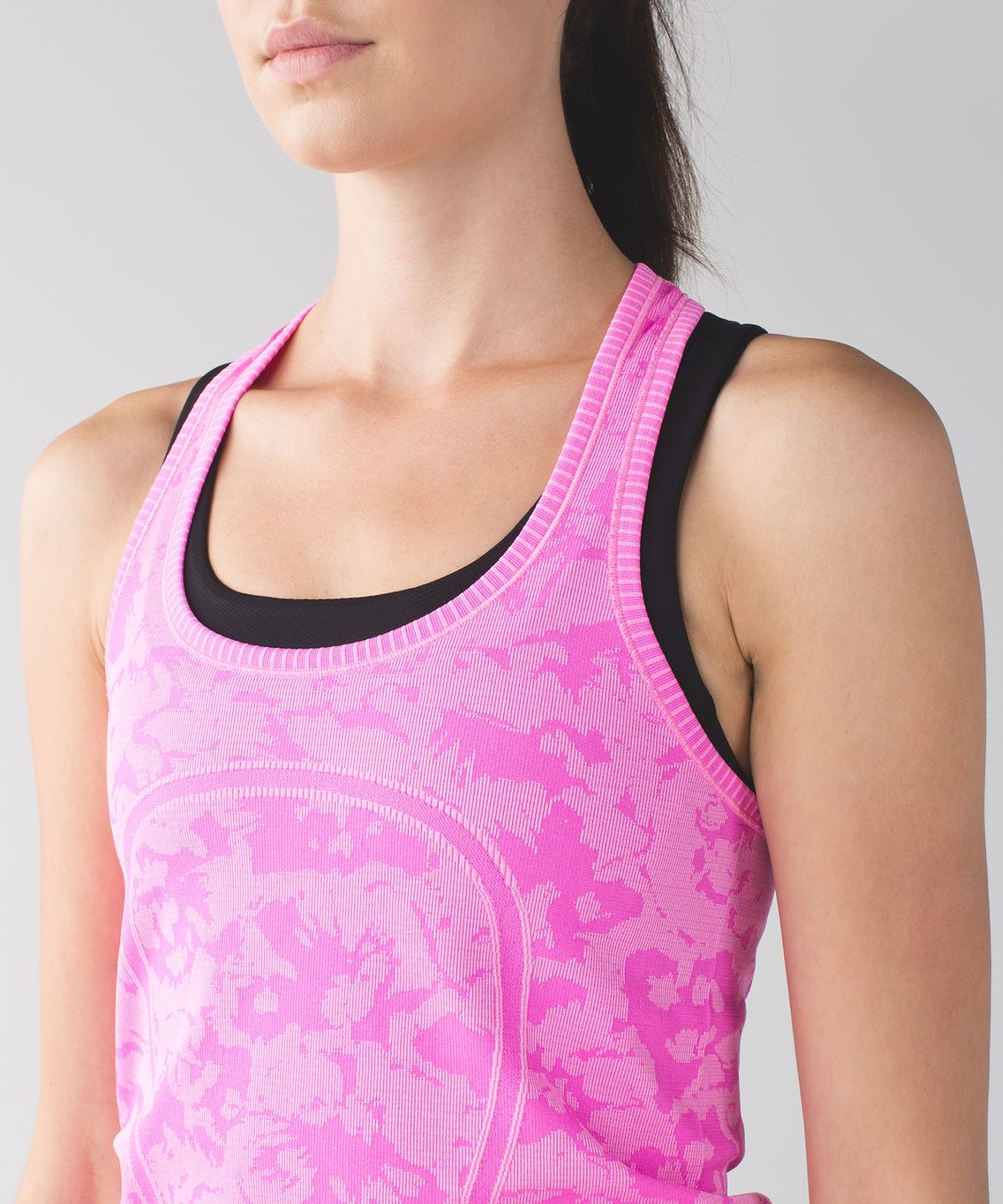 Lululemon Swiftly Tech Racerback (First Release) - Heathered Raspberry Glo Light