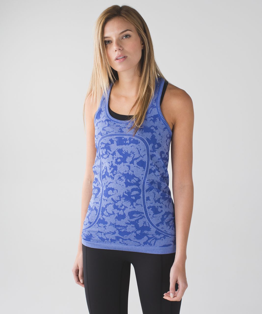 Lululemon Swiftly Tech Racerback - Heathered Sapphire Blue