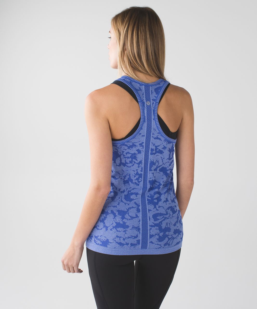 Lululemon Swiftly Tech Racerback - Heathered Sapphire Blue