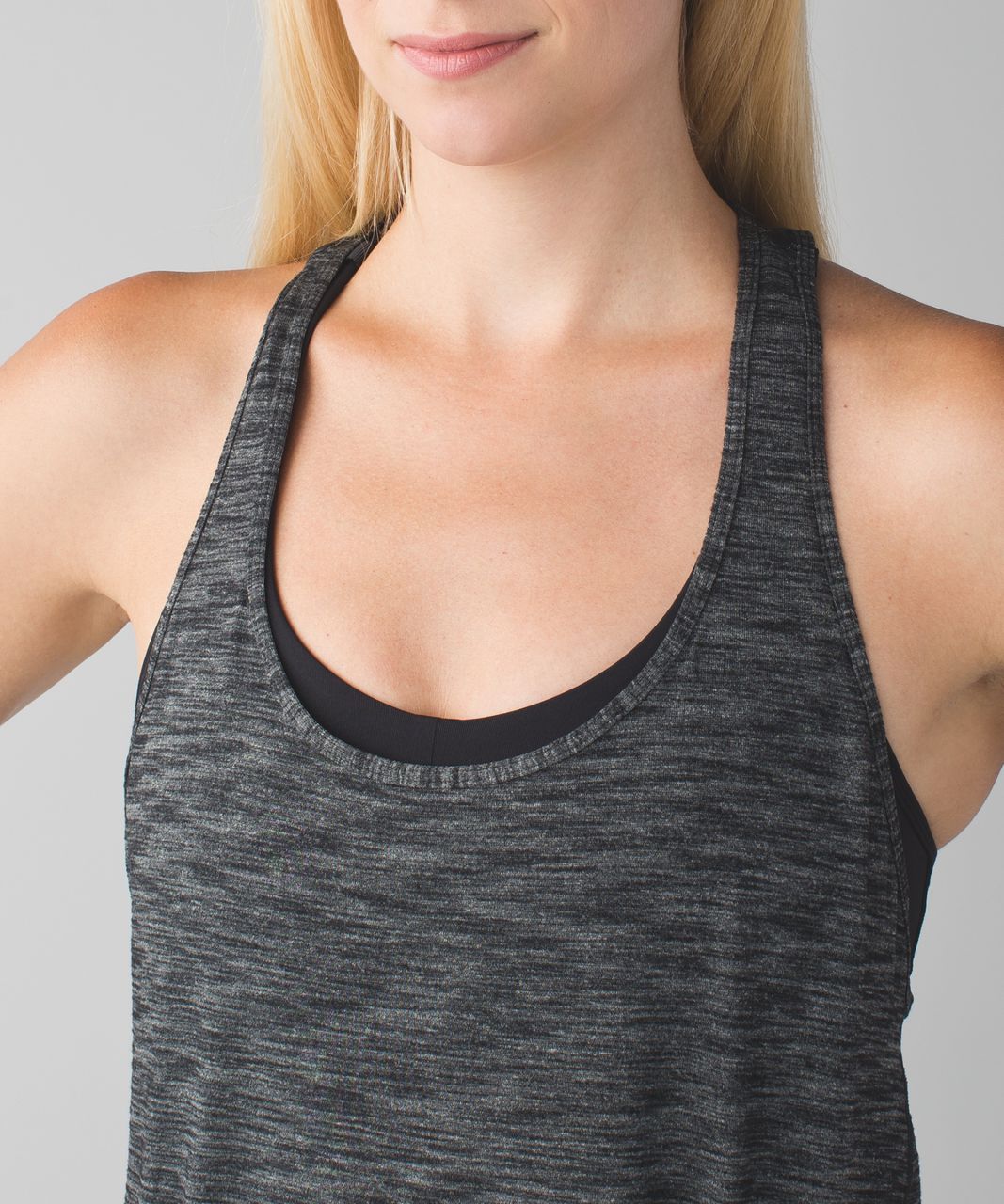 Lululemon Intrinsic Tank - Heathered Black / Black