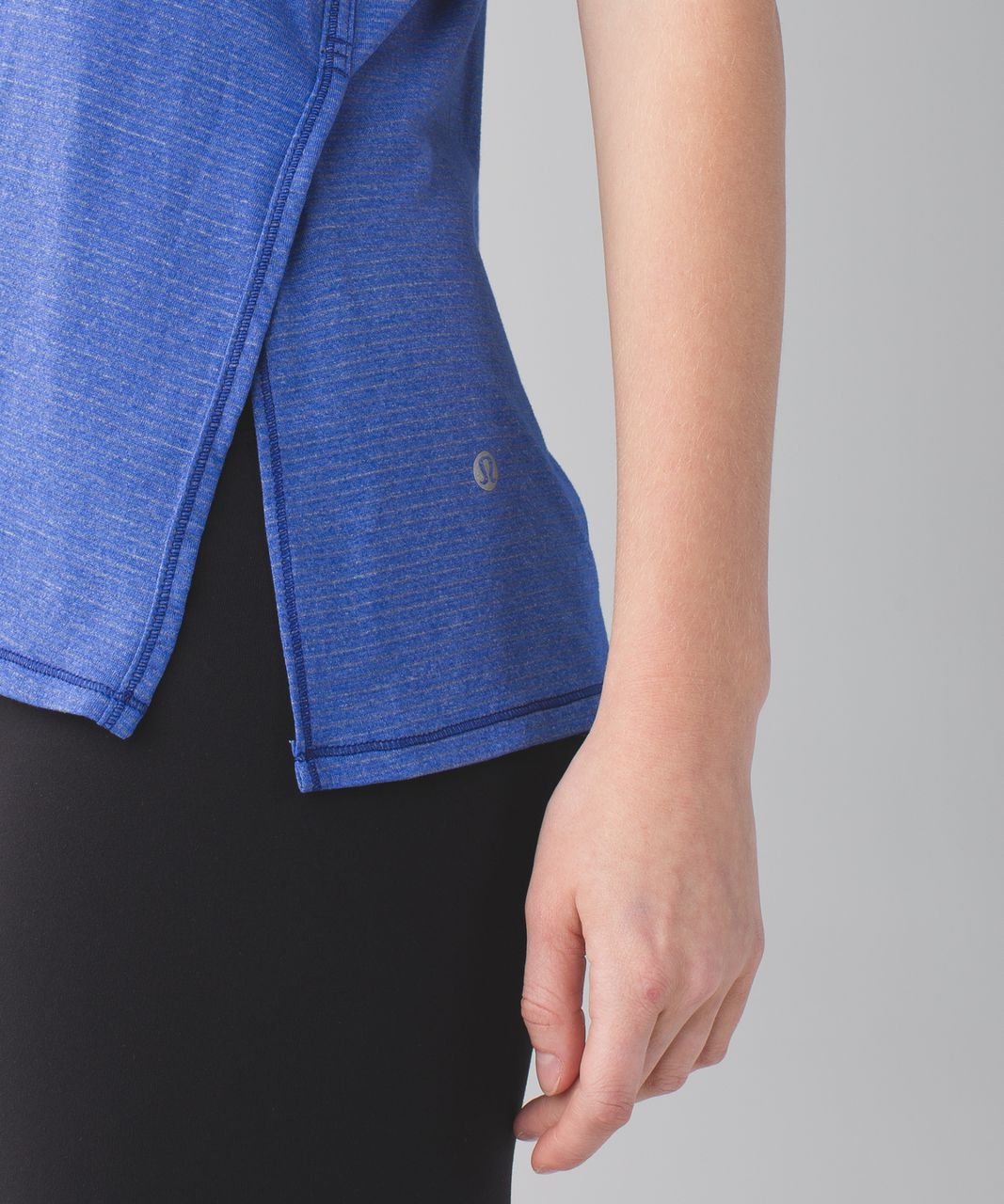 Lululemon Sweat It Out Racer - Heathered Sapphire Blue