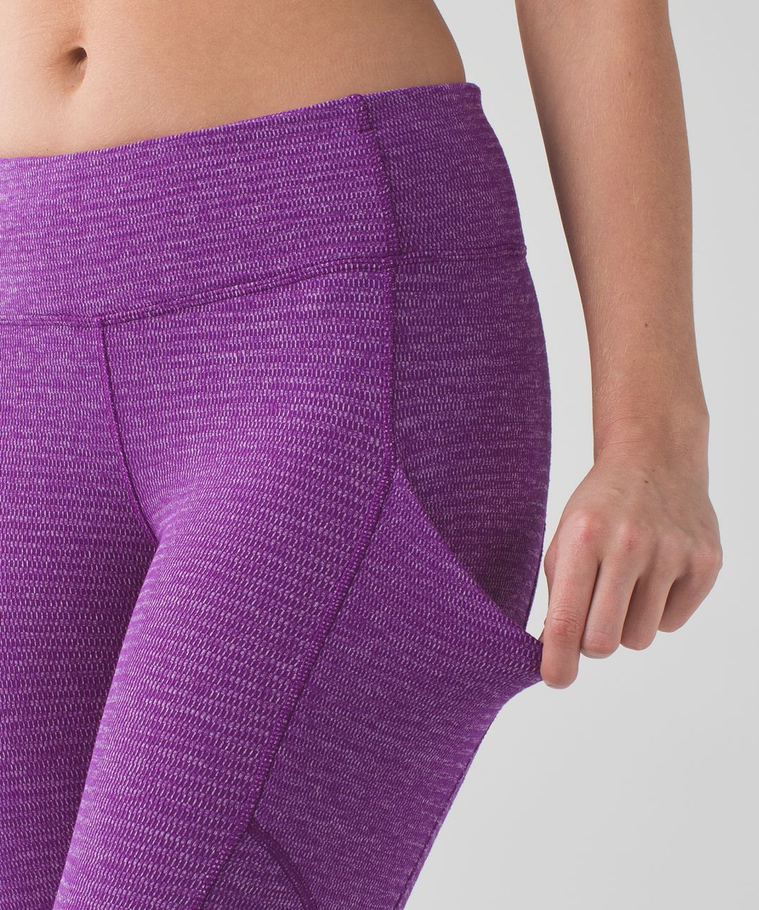 Lululemon Speed Tight IV - Giant Herringbone Black Heathered Black - lulu  fanatics